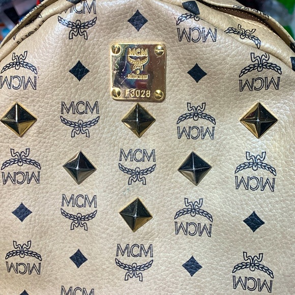 MCM studded big backpack main image 9